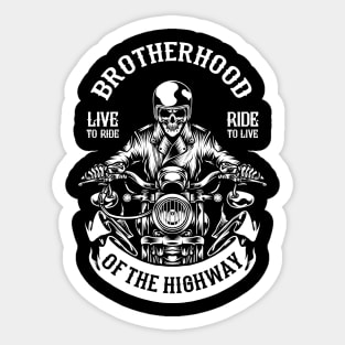 Brotherhood of the highway Tazzum Sticker